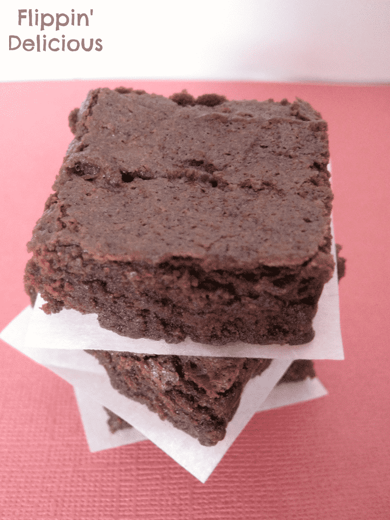 These really are the BEST brownies I've had, gluten-free or not. So fudgy and rich. Just you try and share! I couldn't. 